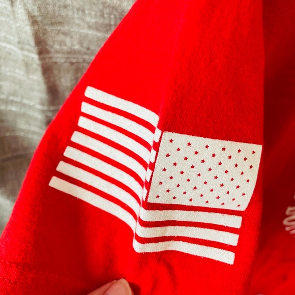 Badass Beard care red tshirt- size large - Picture 3 of 5